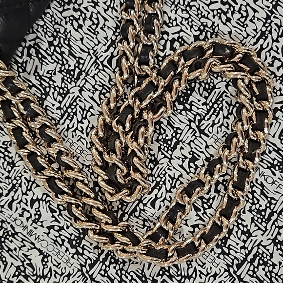 Rebecca Minkoff Black Quilted Chain Shoulder Bag - Picture 7 of 7